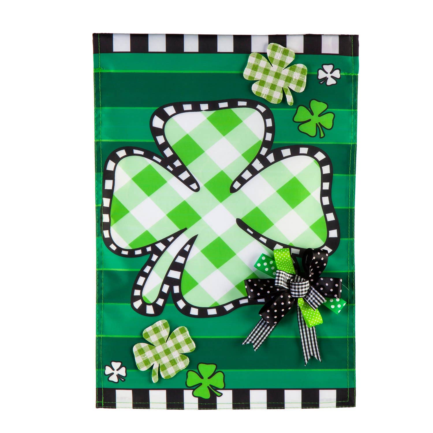 Clover Garden Appliqué Flag