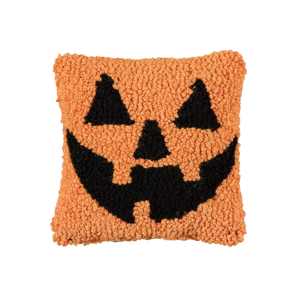 Jack-O-Lantern Halloween Hook Pillow - Monogram Market