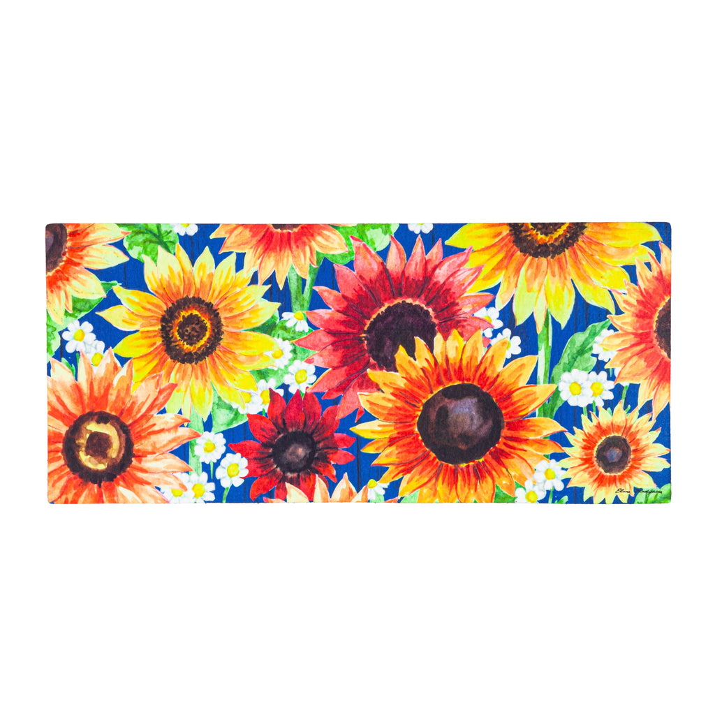 Multi Color Fall Sunflower Sassafras Switch Mat - Monogram Market