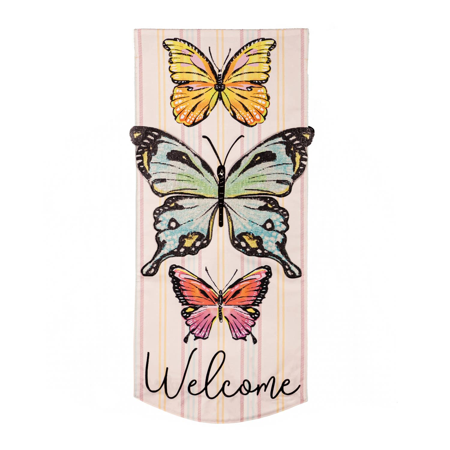 Monogram Market Butterfly Fields Garden Flag