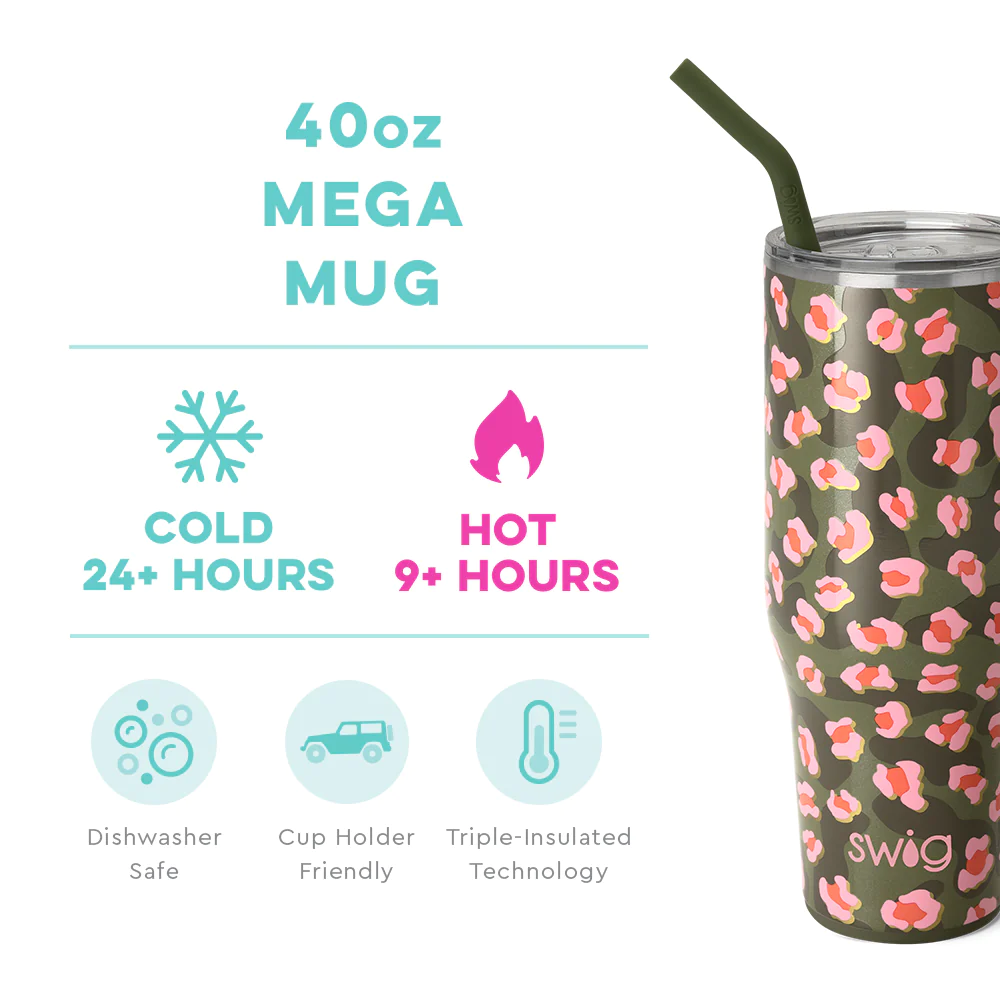 SWIG - 40oz Mega Mug, On The Prowl - Monogram Market