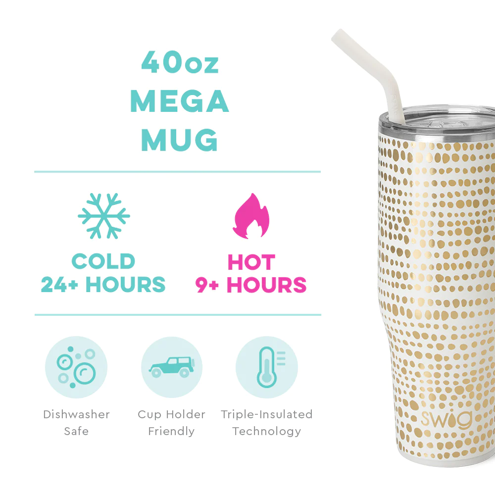 SWIG - 40oz Mega Mug, Glamazon Gold - Monogram Market