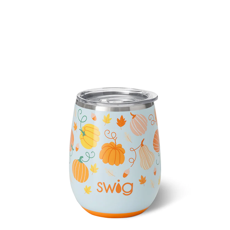 SWIG - 14 oz Stemless Wine Cup, Pumpkin Spice - Monogram Market