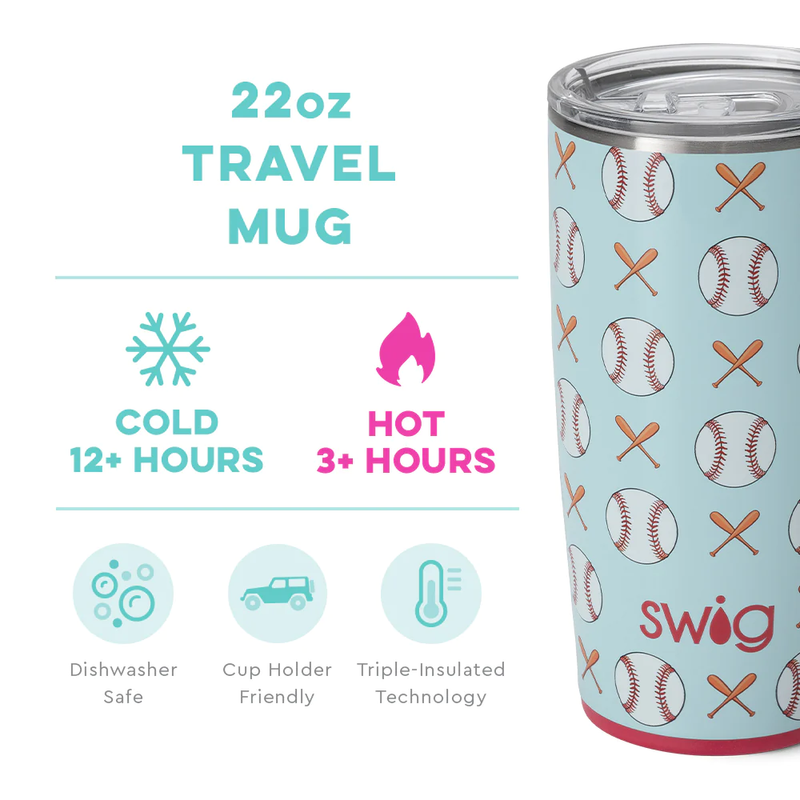 SWIG - 22oz Travel Mug, Home Run - Monogram Market