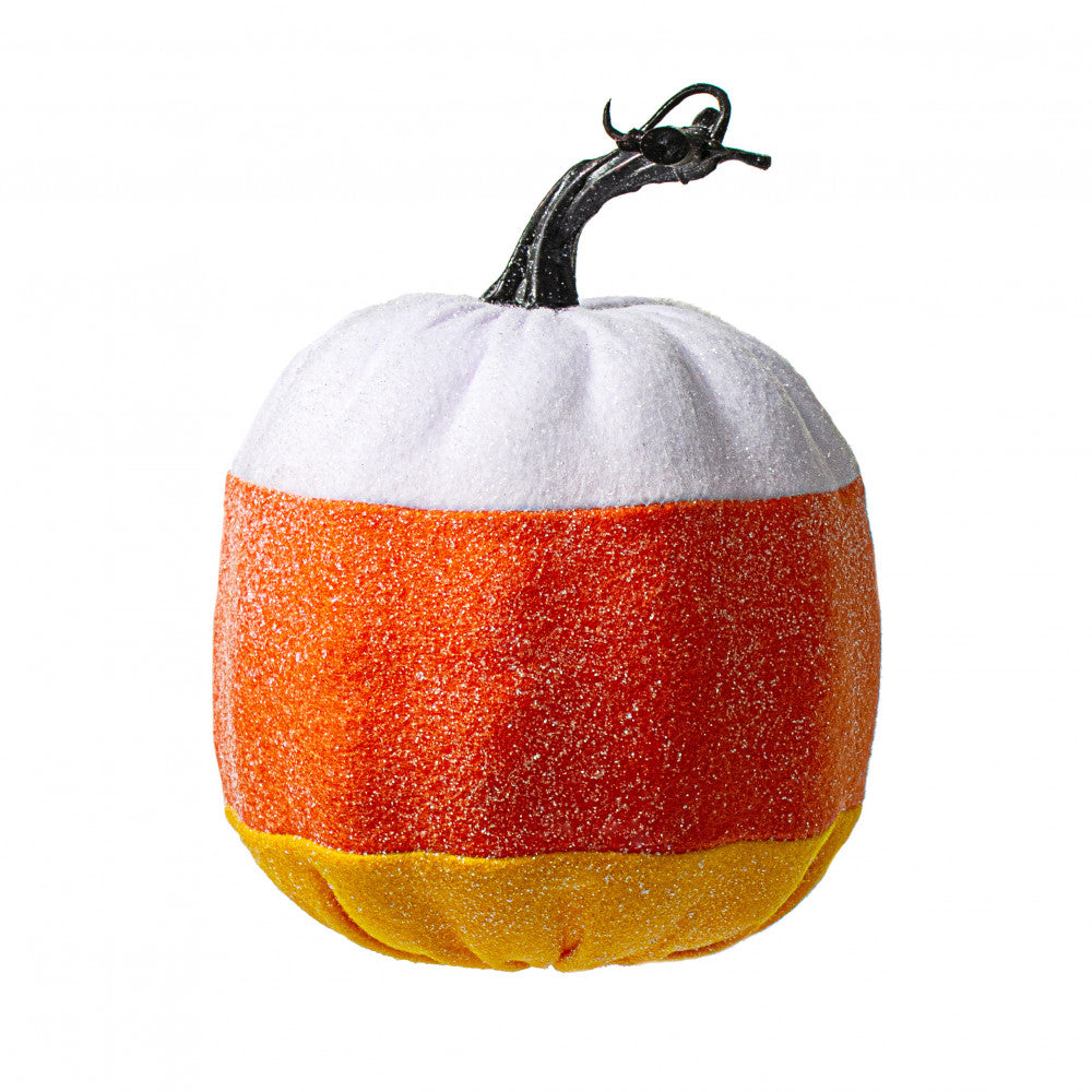 Candy Corn Pumpkin, 7" - Monogram Market