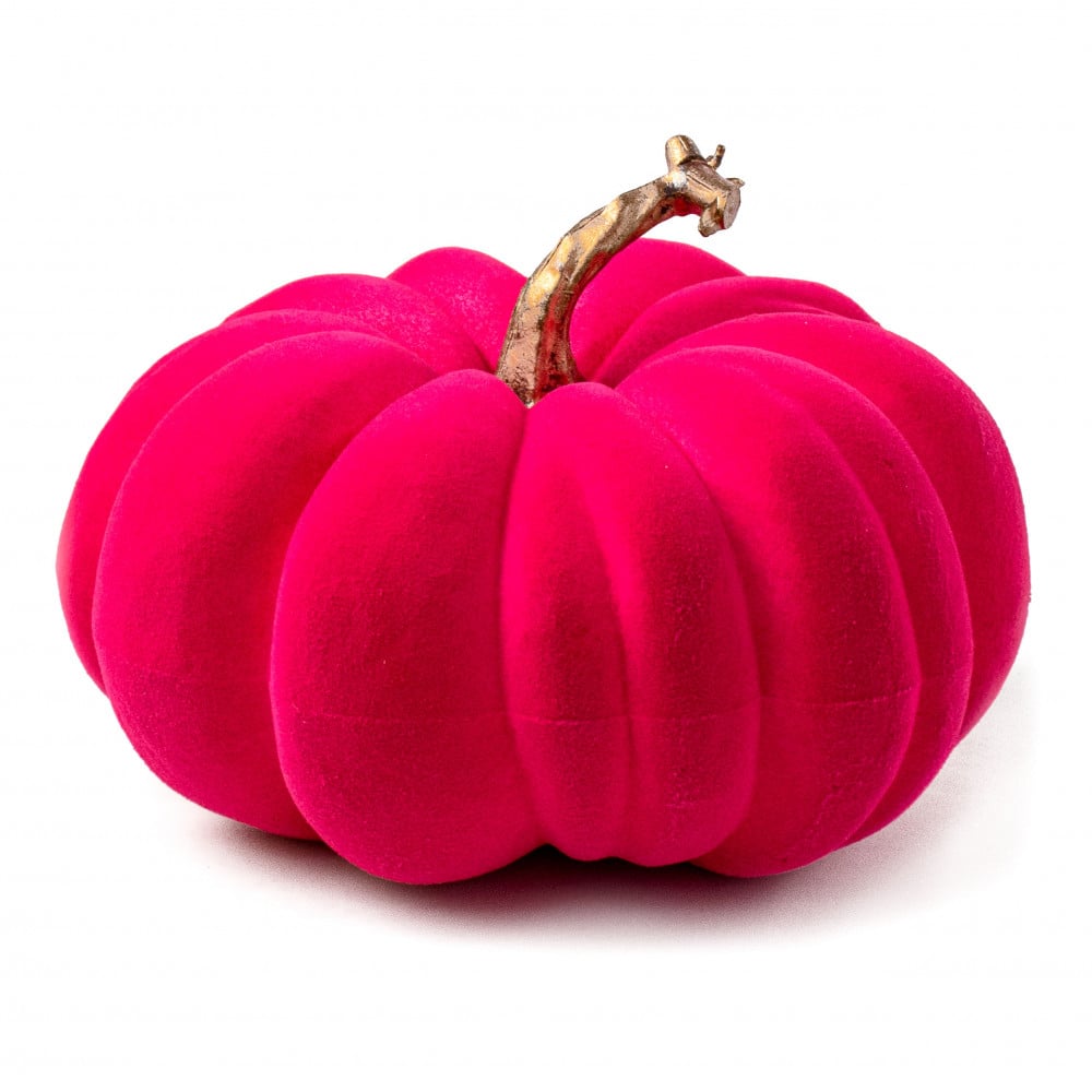 Flocked Pumpkin - Hot Pink, 7" - Monogram Market