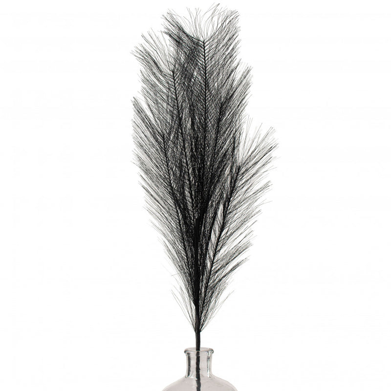 Fabric Pampas Grass Spray - Black, 32" - Monogram Market