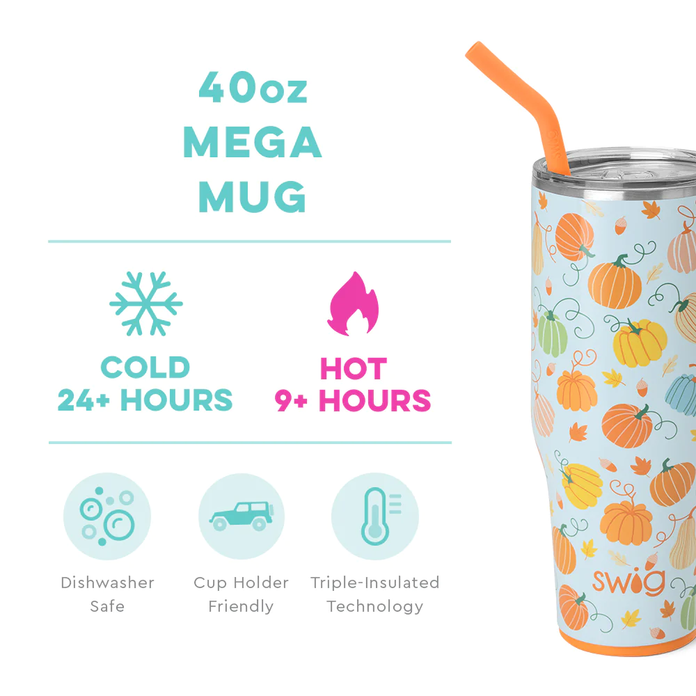SWIG - 40oz Mega Mug, Pumpkin Spice - Monogram Market