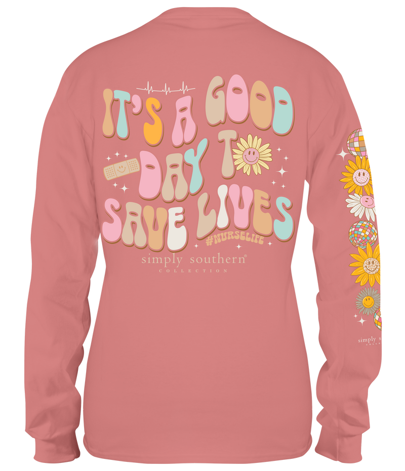 Simply Southern, Long Sleeve Tee - Save Lives S