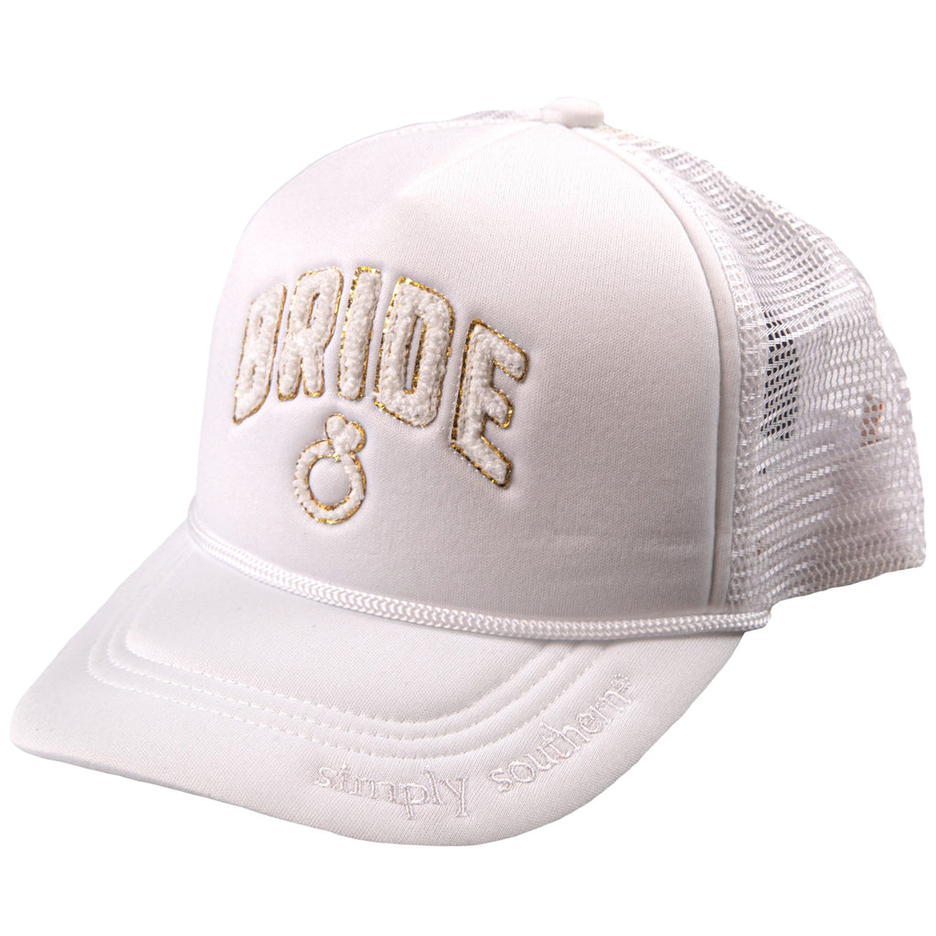 Simply Southern - Chenille Letter Hat, BRIDE - Monogram Market