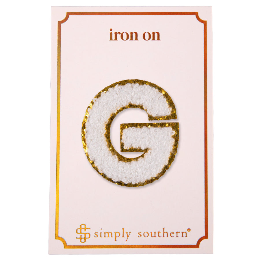 Terry Iron-On Letter Patch – shopgatherandring