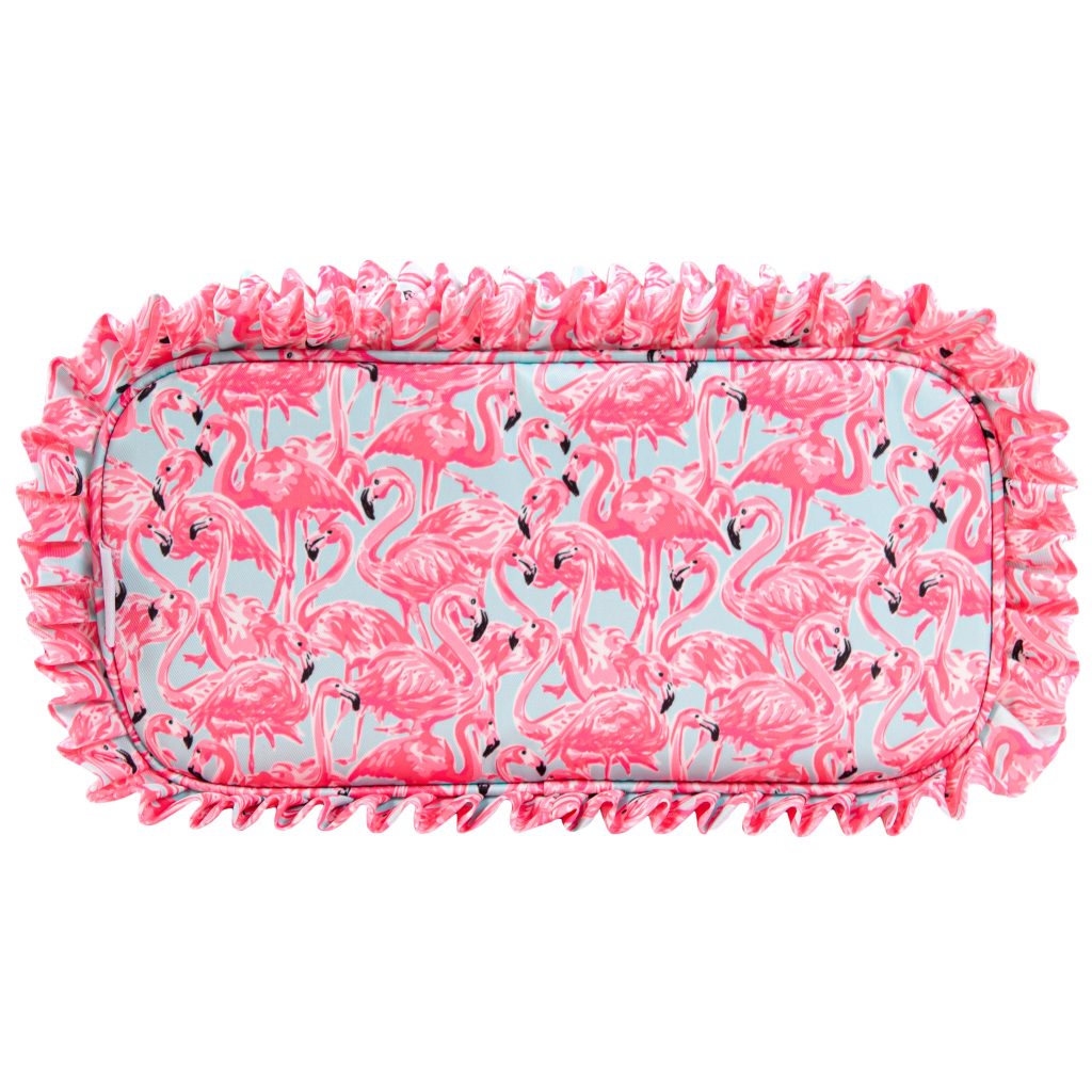 Simply Southern Preppy Bags Ruffle Cosmetic Case - Thumbnail 2