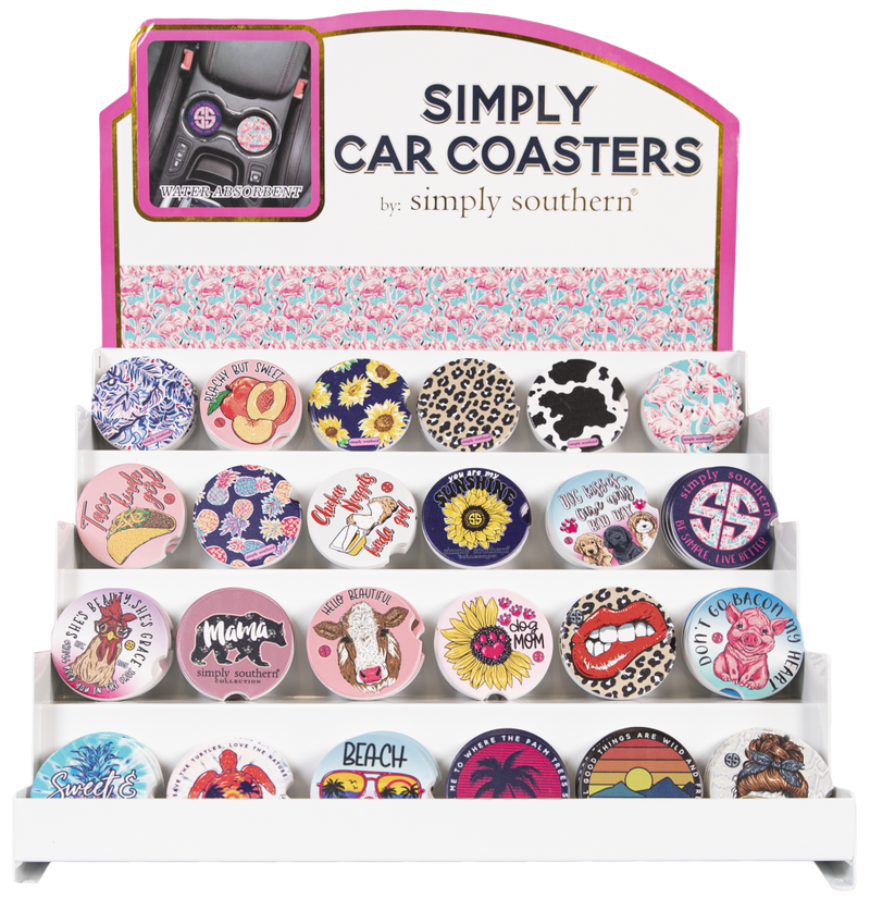 Simply Southern - Car Coasters - Monogram Market
