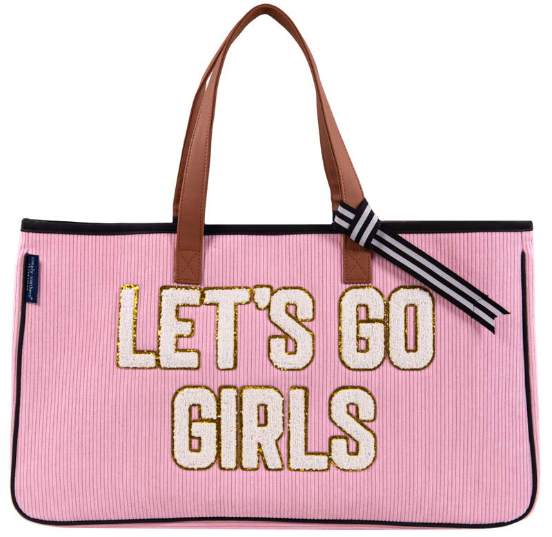 Simply Southern, Sparkle Letter Tote - LET'S GO GIRLS - Monogram Market