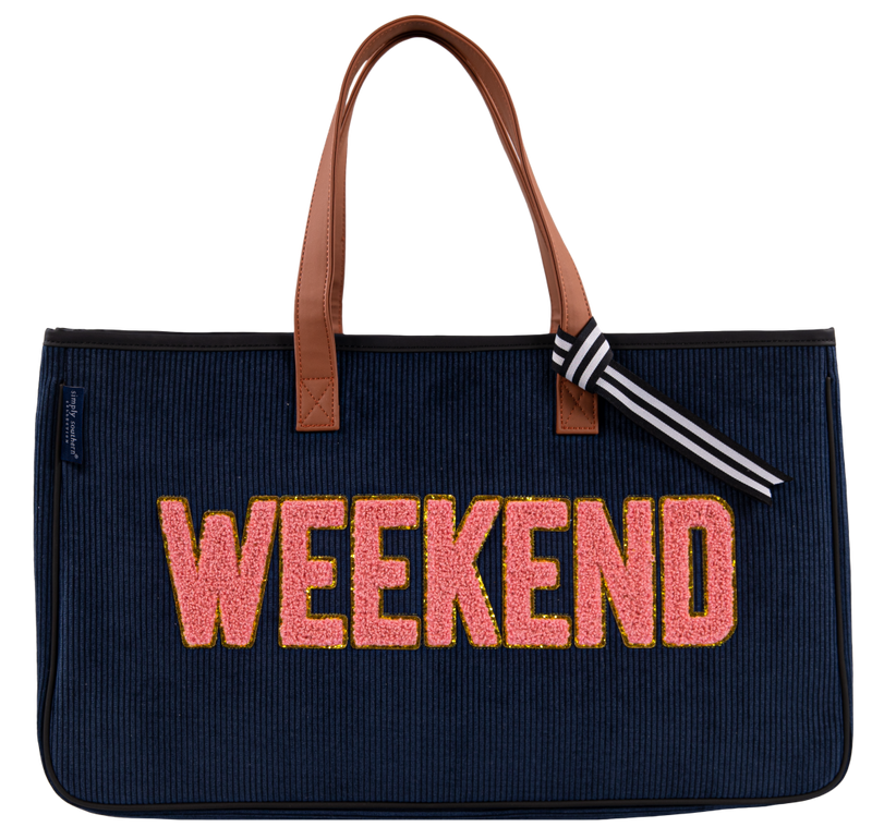 Simply Southern, Sparkle Letter Tote - WEEKEND - Monogram Market
