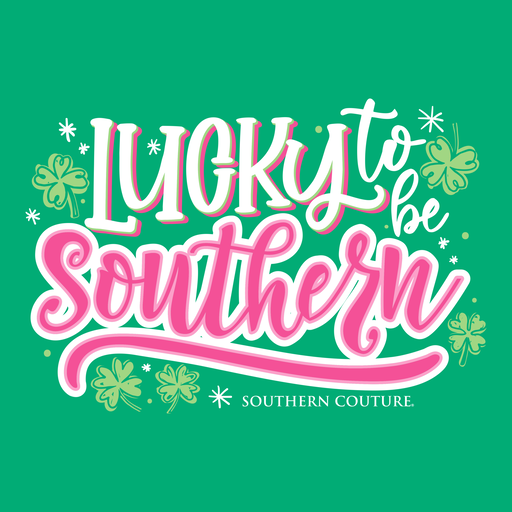 Southern Couture - Lucky to be Southern, Short Sleeve - Monogram Market