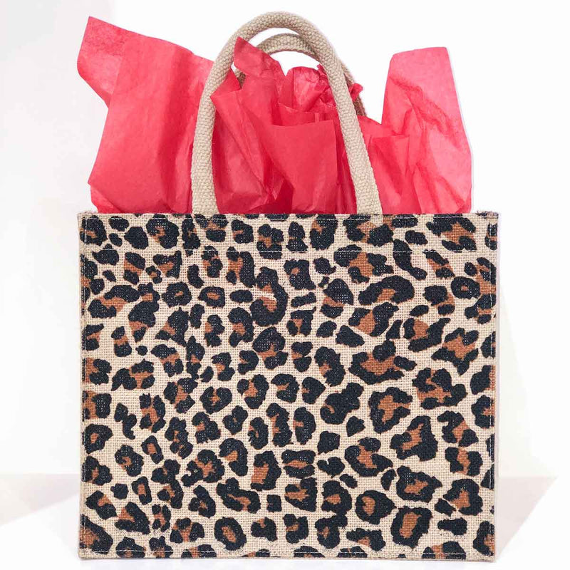 Leopard Gift Tote - Monogram Market