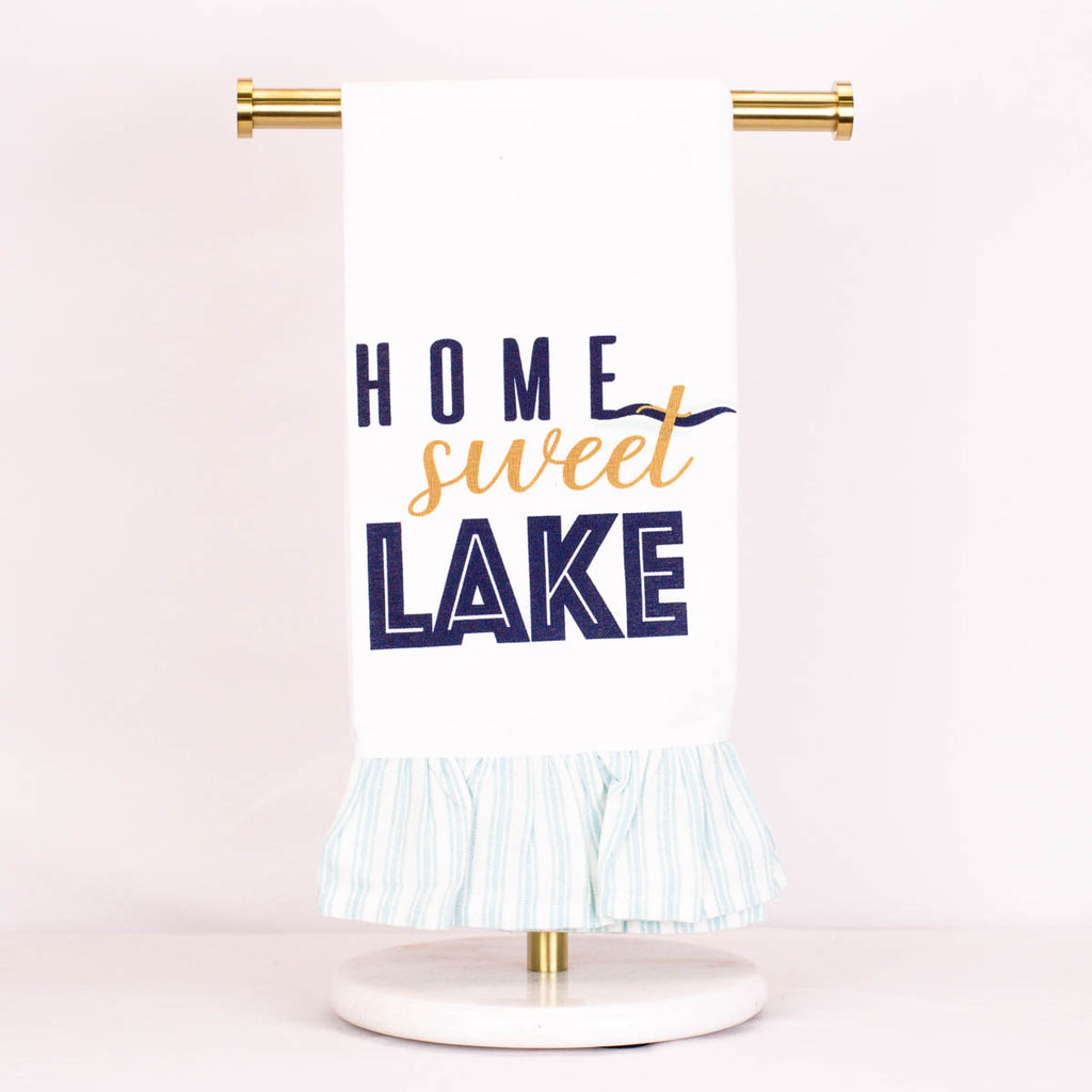 Home Sweet Lake Hand Towel - Monogram Market