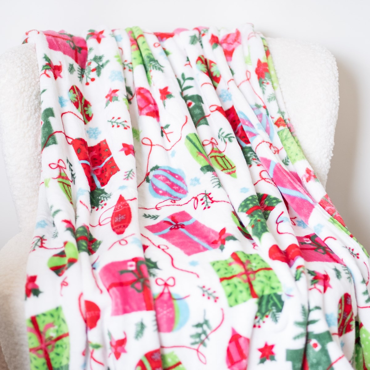 Deck The Halls Christmas Throw Blanket