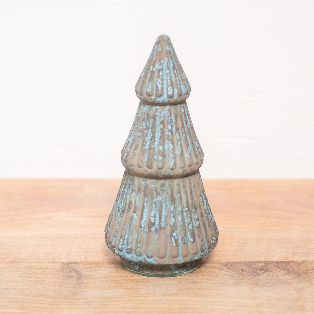 Thornton Glass Christmas Tree with Patina Finish