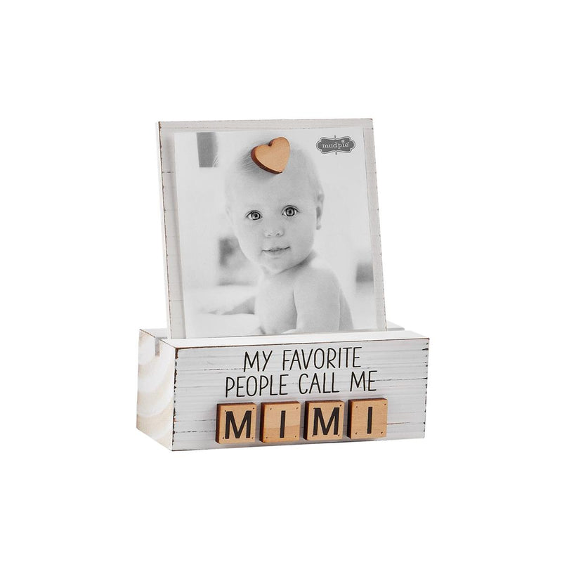 Mud Pie - Gigi/Mimi/Nana Letter Block Frames - Monogram Market