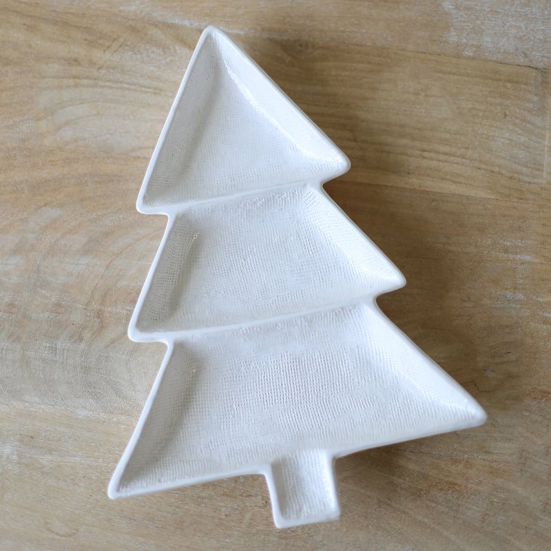Christmas Tree Divided Dish - Monogram Market