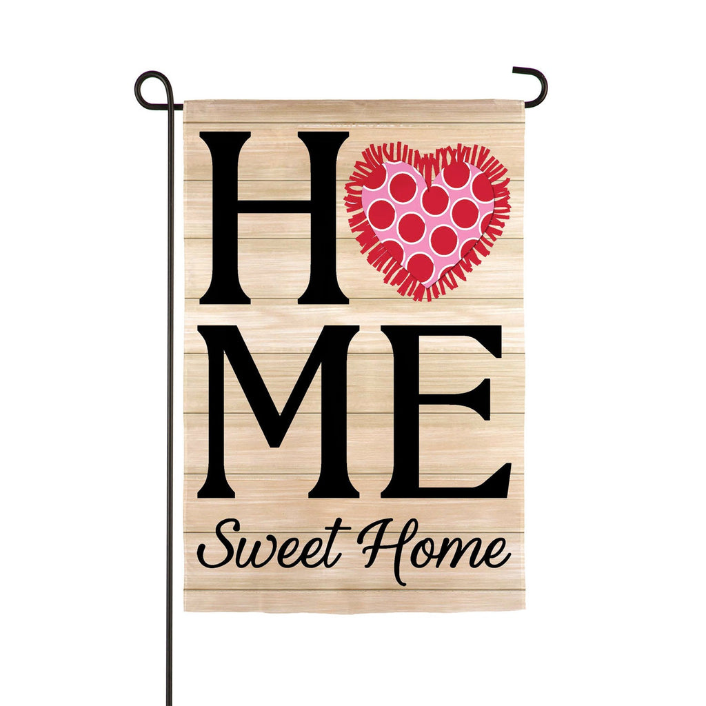 Spring Home Sweet Home - Interchangeable Icon Garden Burlap Flag - Monogram Market