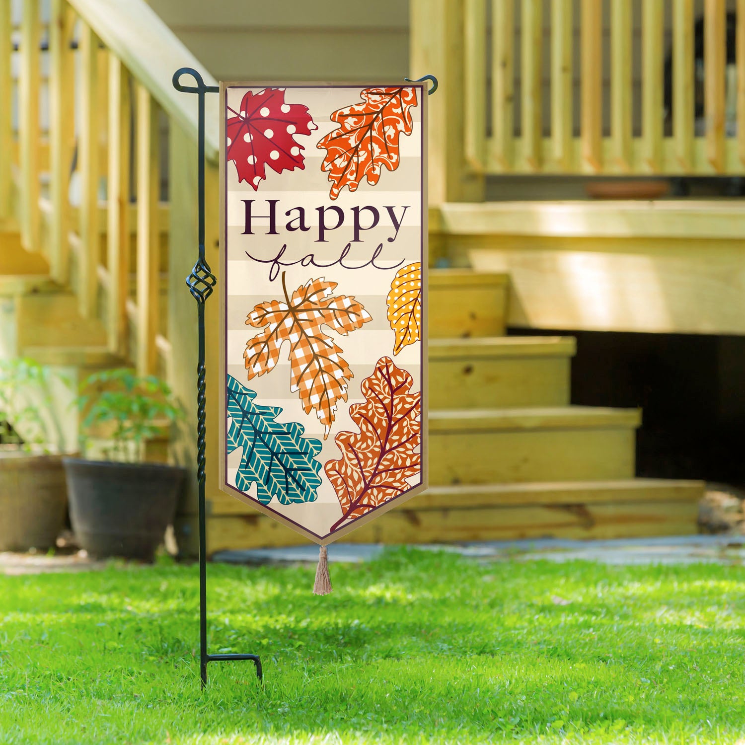 Monogram Market Garden Flag - Thumbnail 2