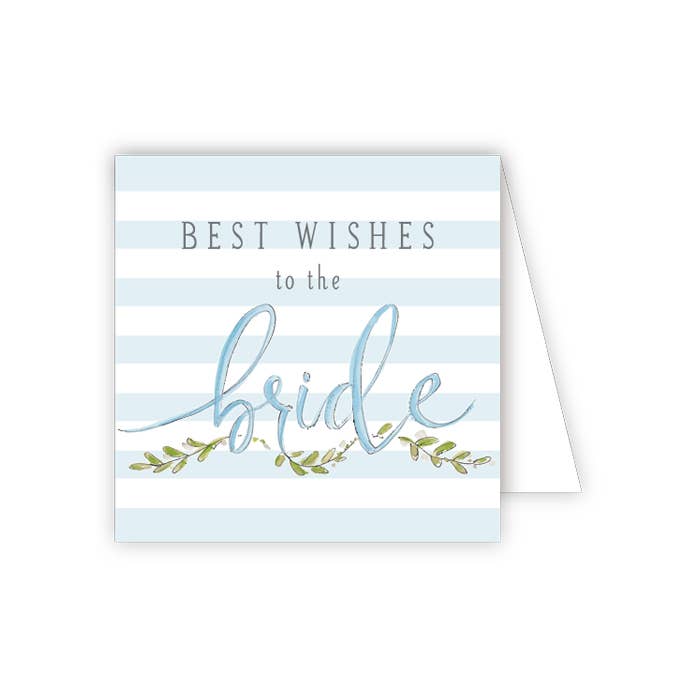 RosanneBeck Collections - Best Wishes to the Bride Enclosure Card - Monogram Market