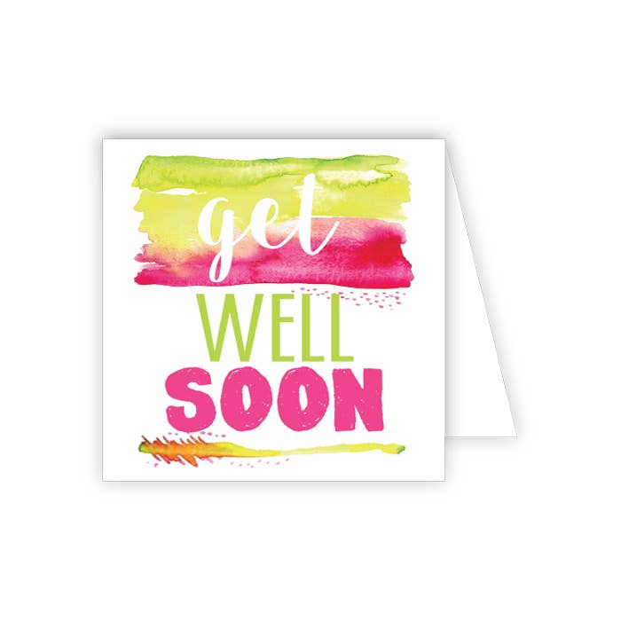 RosanneBeck Collections - Get Well Soon Enclosure Card - Monogram Market