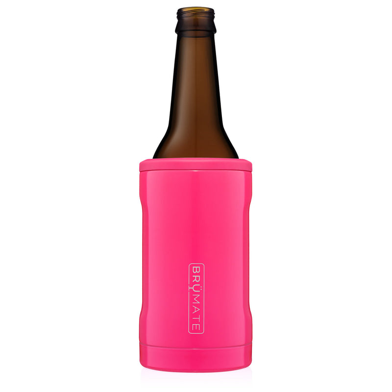 BrüMate Insulated Bottle Cooler - Neon Pink - Monogram Market