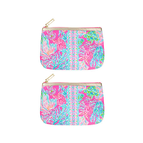 Lilly Pulitzer Insulated Snack Set, Seaing Things - Monogram Market