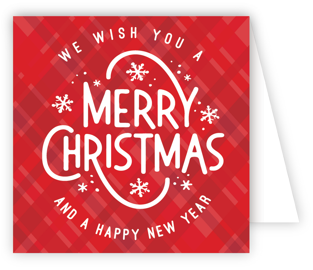 RosanneBeck Collections - We Wish You a Merry Christmas Enclosure Card - Monogram Market