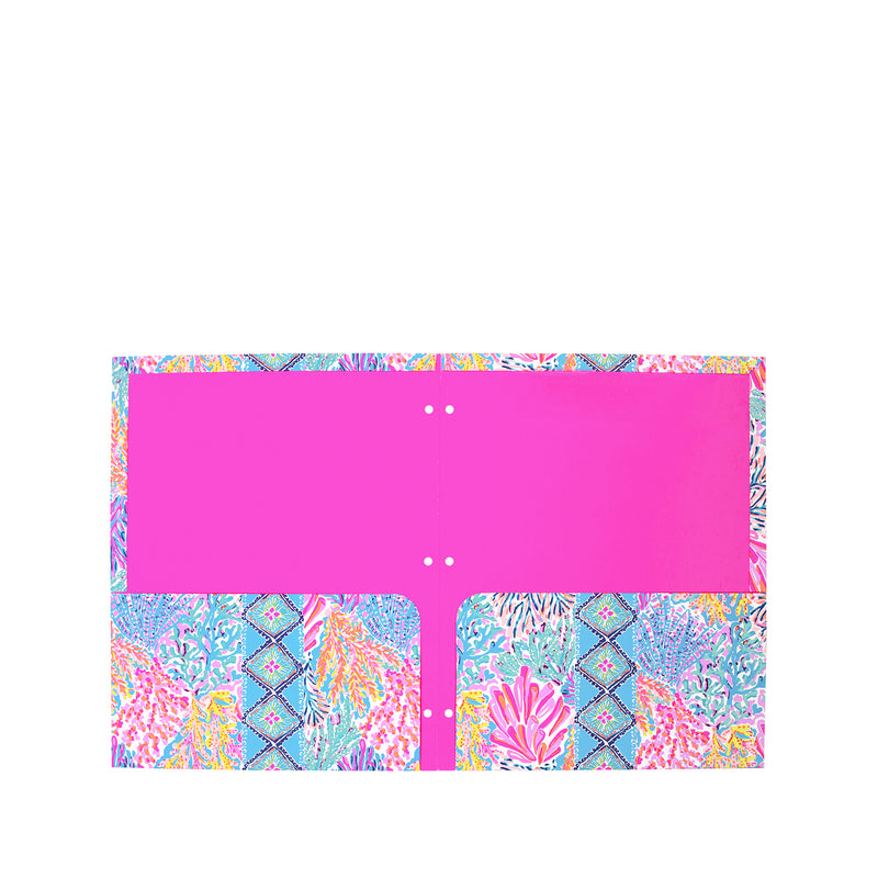 Lilly Pulitzer Pocket Folder Set ( of 3), Shell Me Something Good ...