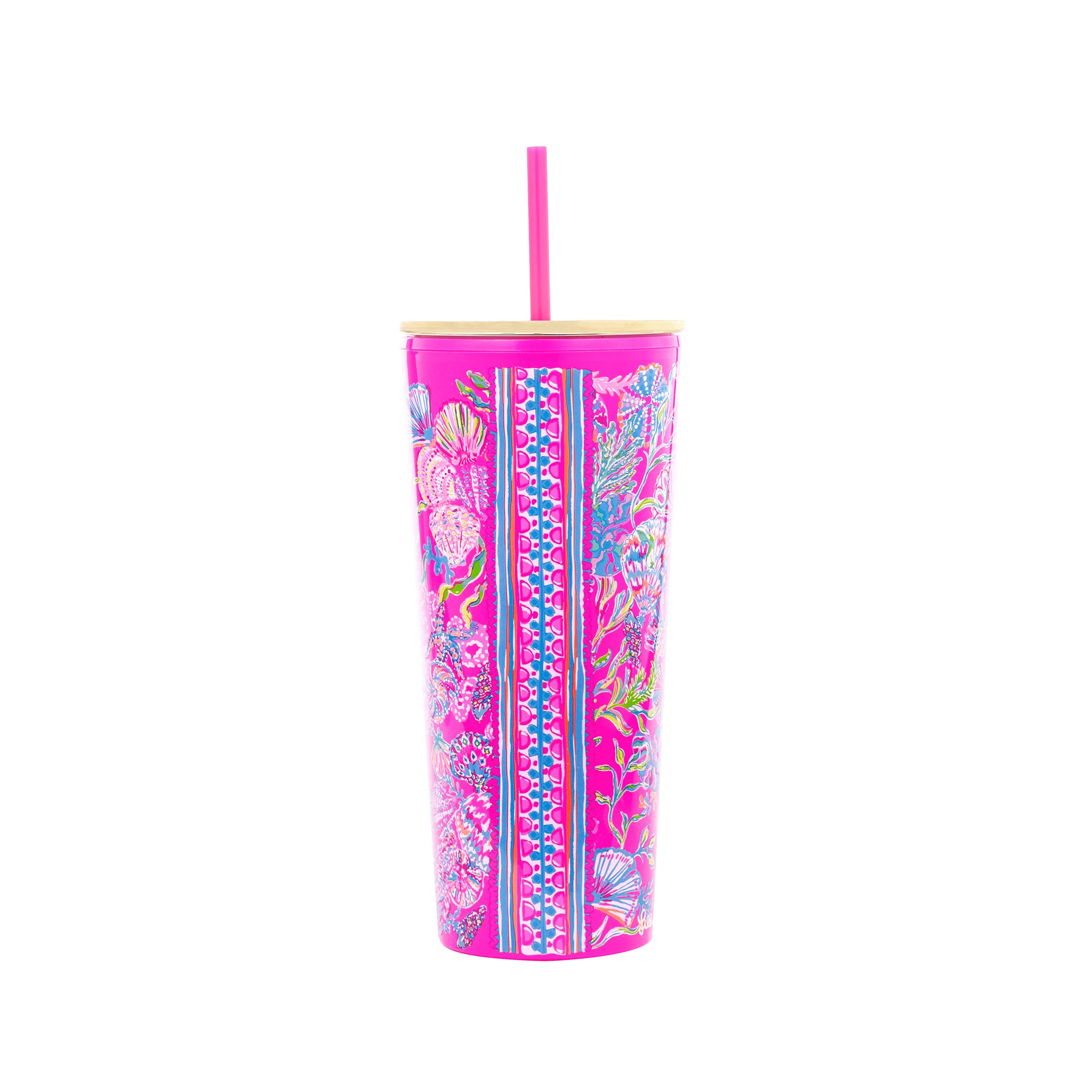 Lilly Pulitzer Acrylic Tumbler with Straw