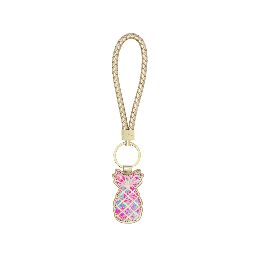 Lilly Pulitzer Wristlet Keychain, Shell Me Something Good | Monogram Market