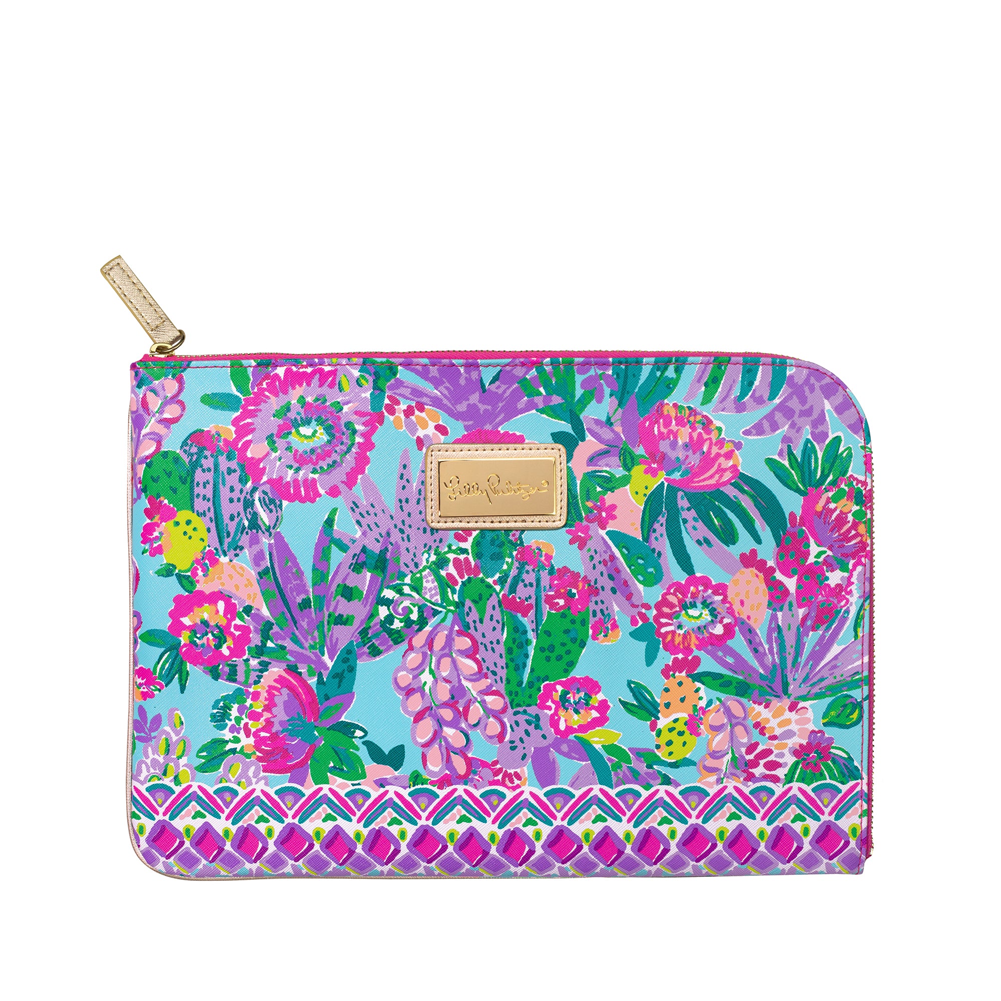 Lilly Pulitzer Tech Pouch Set Me & My Zesty - Thumbnail 2