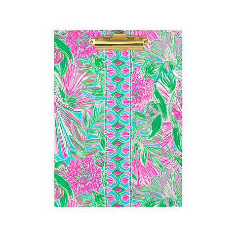 Lilly Pulitzer - Clipboard Folio, Coming in Hot - Monogram Market