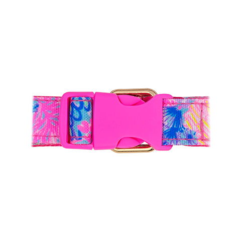 Lilly Pulitizer Dog Collar, Splendor in the Sand - Monogram Market