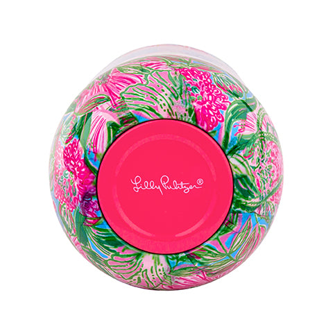 Lilly Pulitzer Stainless Steel Wine Tumbler with Plastic Lid - Thumbnail 3