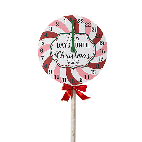 Wood Lollipop Countdown Christmas Calendar