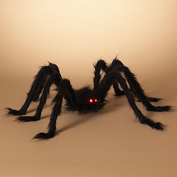 Giant Halloween Light Up Black Spider, 43.5" L - Monogram Market