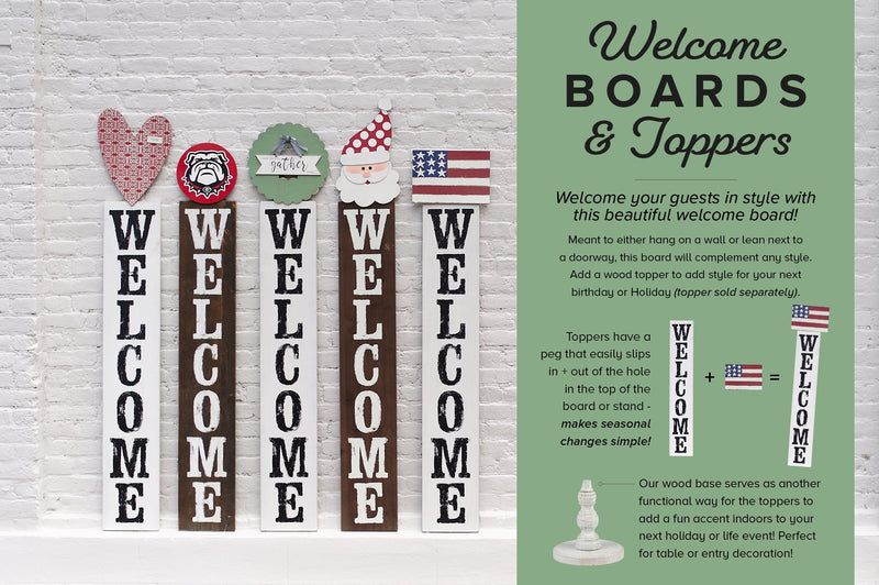 Welcome Board (In Store Pick Up Only) - Monogram Market