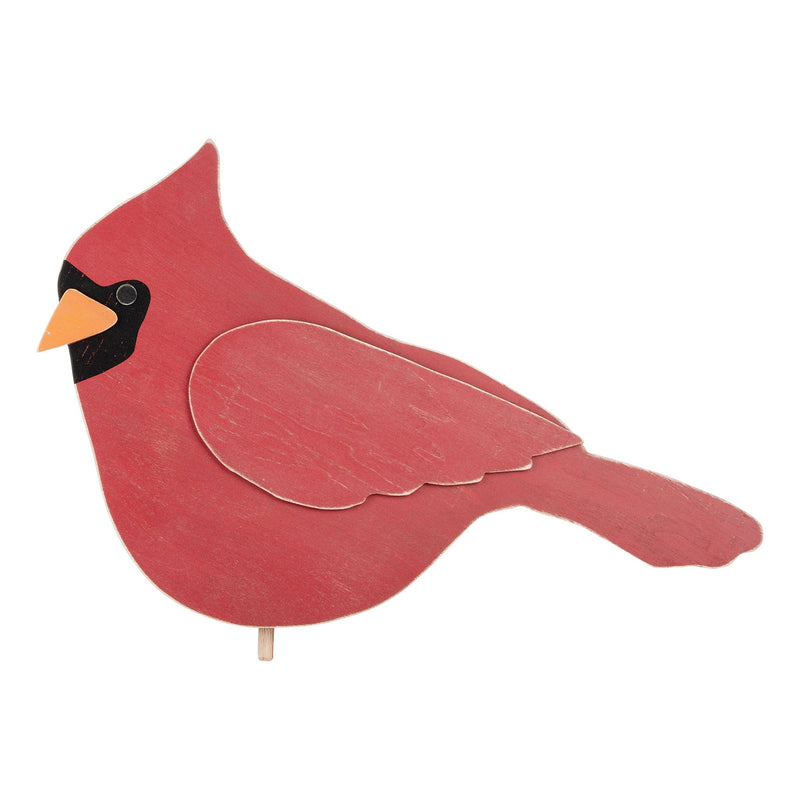 Cardinal Wood Topper - Monogram Market