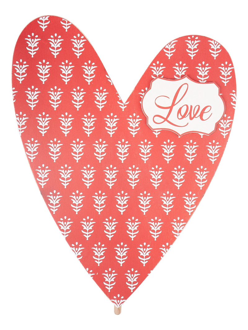 Heart Love Wood Topper - Monogram Market