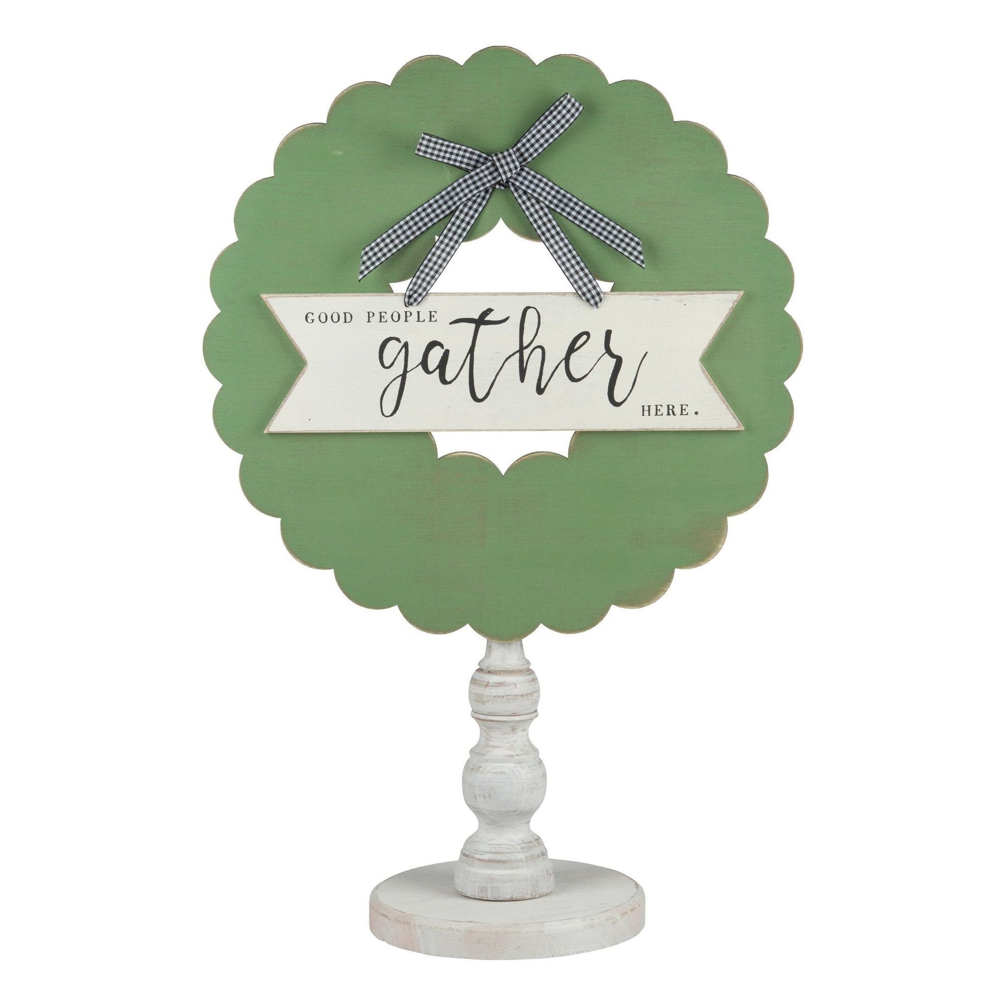 Monogram Market Wreath Topper - Thumbnail 2