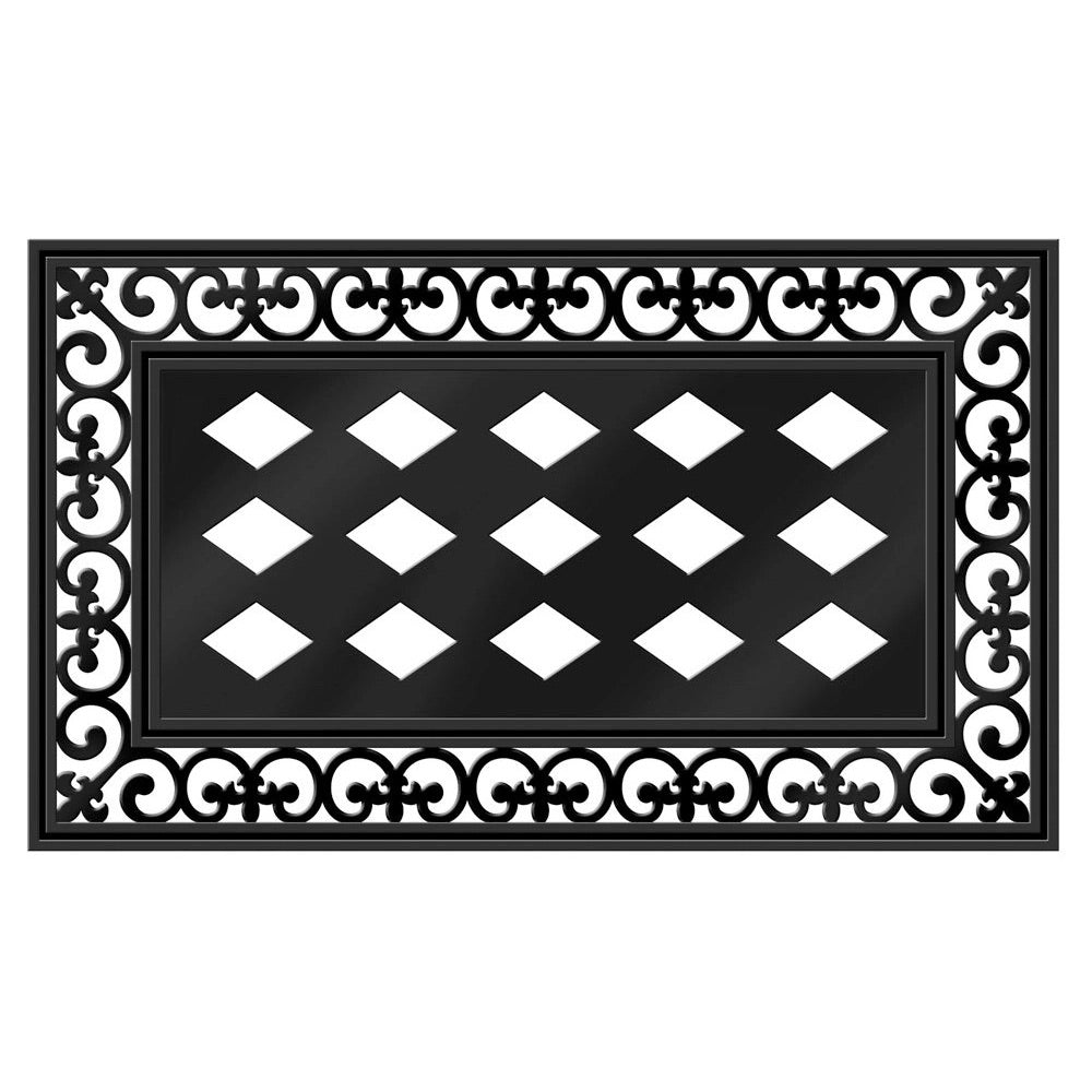 Monogram Market Scroll Sassafras Mat Tray