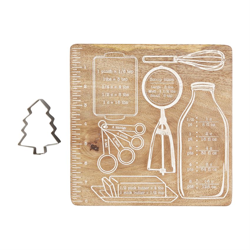 Holiday Baking Trivet & Cookie Cutter Set