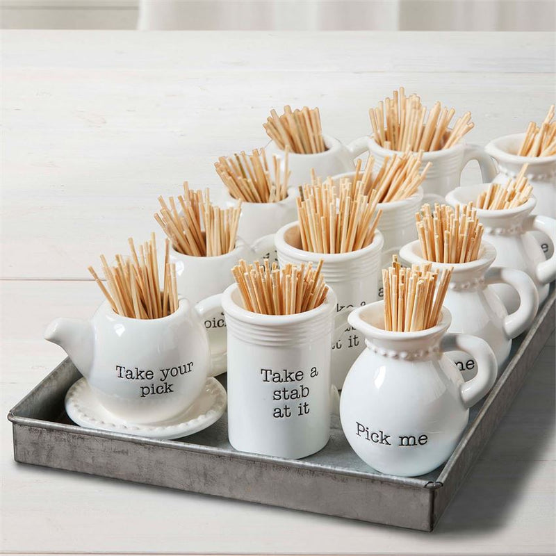 Mud Pie - Toothpick Sets - Monogram Market