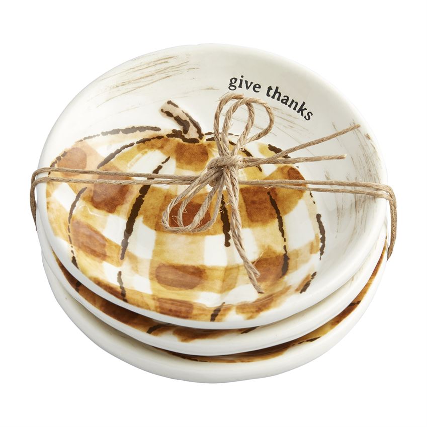 Mud Pie Pumpkin Dipping Dish Sets - Thumbnail 4